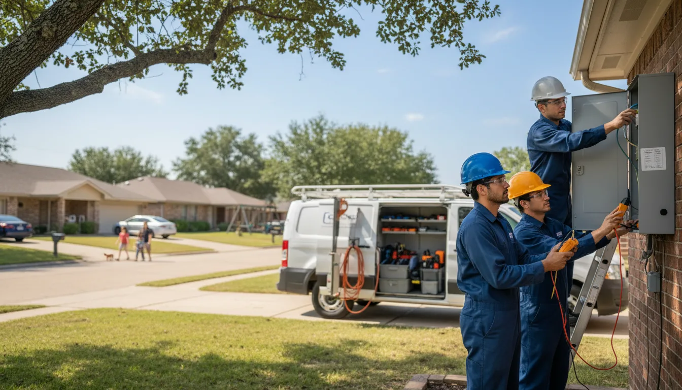 Certified electrician providing emergency electrical services in Antoine, AR